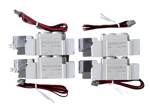 1pc Pneumatische Coltrol Ventil Magnetventil SY5120-5L-01-F2 SY5120-5LZD-C6 SY5120-5DZ-01 SY5120-5LZD-01 SY5120-4DD-01 SY5120-5LOU(Green) von KNUUXHDDK