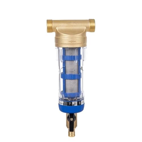 1pc Vorfilter Ganzes Haus Filter Kupfer Kopf Wasserfilter Front Purifier Spin Down Sediment Vorfilter 3/4(DN20 scraping) von KNUUXHDDK