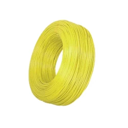 2/5/10M UL3135 Draht Silikon Isolierung Verzinnten Kupfer 30 28 26 24 22 20 18 16 14 12 10 AWG Hohe Temperatur Kabel Linie(Yellow,2 METERS_14AWG) von KNUUXHDDK