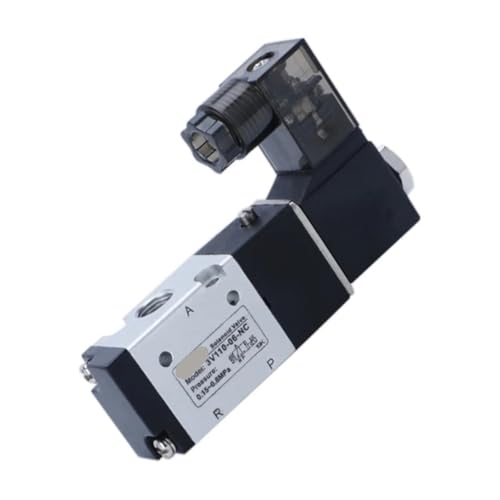 3V110-06 Pneumatisches elektrisches Magnetventil 3-Wege-2-Positions-Steuerluft-Gas-Magnetventil DC12V 24V AC220V 110V(3V110-06 NC,AC220V) von KNUUXHDDK