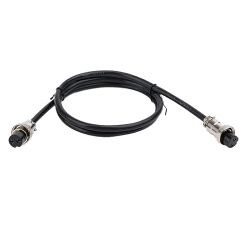 GX16 1 m 2 m Verlängerungskabel 2 Buchsen M16 Industrieller Stromkabelanschluss 2 3 4 5 6 7 8 9 10 Pin(9pin,2 FEMALE PLUG_1M CABLE) von KNUUXHDDK