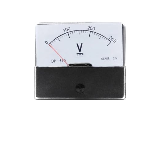 Klasse 2,5 DH670 5 V 10 V 15 V 30 V 50 V 100 V 150 V 250 V 300 V 500 V Zifferblatt Analog Panel Volt Spannung Meter Gauge Voltmeter(10V) von KNUUXHDDK