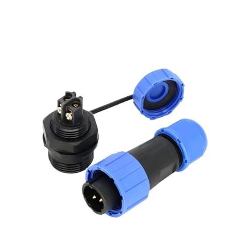LD12 LD13 Schraube for wasserdichten Stecker 13 mm 12 mm 2-poliger Stoßverbinder SP12 SP13(Back Nut 13MM) von KNUUXHDDK