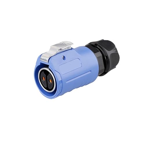 M20 2~12-poliger Industriestecker for den Außenbereich, Schnellverriegelung, wasserdicht, IP68, kreisförmiges Stromkabel, Stromanschluss, Löten(Female Plug Only,7P) von KNUUXHDDK
