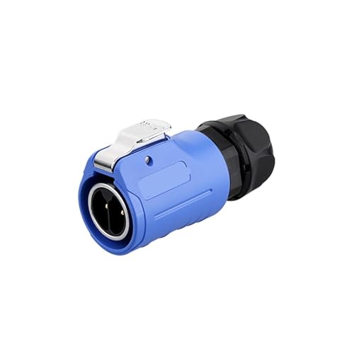 M20 2~12-poliger Industriestecker for den Außenbereich, Schnellverriegelung, wasserdicht, IP68, kreisförmiges Stromkabel, Stromanschluss, Löten(Plug Only,12P) von KNUUXHDDK