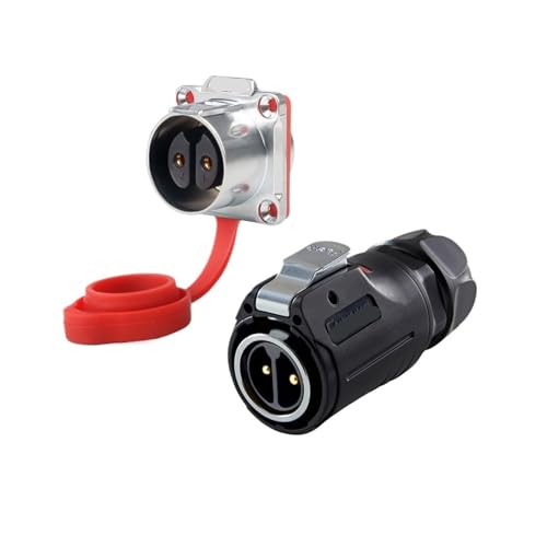 M24 IP68 Wasserdichter elektrischer Steckverbinder 2 3 4 10 12 19 24 Pin 25A Stecker- und Buchsenleisten-Anschluss(Plug Only,PANEL CONNECTOR_12P) von KNUUXHDDK