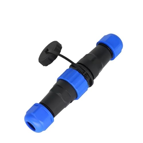 SP20 Gerader wasserdichter Stecker 1-polig 2-polig 3-polig 4-polig 5-polig 6-polig 7-polig 8-polig 9-polig 10 12 14-polig IP68 Industrieller Kabelstecker 20 mm(Docking,3P) von KNUUXHDDK
