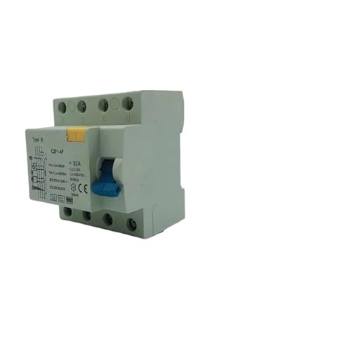 4P RCCB 25A 40A 63A Rccb 2p 40a 30ma 2-poliger Fehlerstrom-Schutzschalter(A Class EM Type,4P32A100MA) von KNWHGGKCV