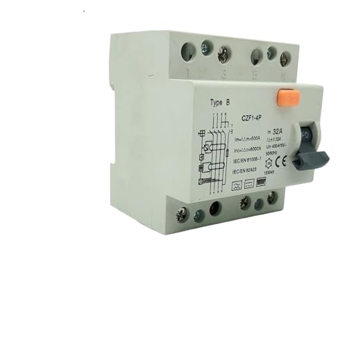 B Typ RCD RCCB AC 10KA 400V Leistungsschalter 4P 30mA 300MA(A Class EM Type S,4P32A30MA) von KNWHGGKCV
