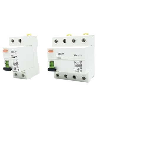 Fehlerstromschutzschalter 40A MCB RCCB RCBO 1P + N 10A 16A 20A 50A 63A Leckstromschutz Home Appliance(A Class EM Type S,4P40A30MA) von KNWHGGKCV