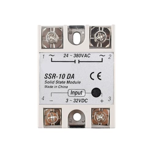 SSR-10DA SSR-25DA SSR-40DA SSR-50DA 10A 25A 40A 50A Solid State Relais Modul 3-32V Eingang 24-380V AC Ausgang(SSR-10DA) von KNWHGGKCV
