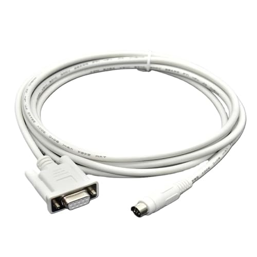 TPC-FX-Programmierkabel, geeignet for HMI der MCGS TPC-Serie, Anschluss an RS232-Controller FX/1N/2N/1S/0N/3U(TPC-FX(White),3M) von KNWHGGKCV