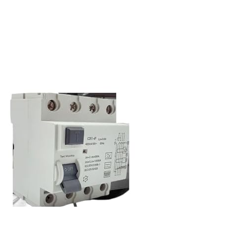 Typ B Fehlerstrom-Schutzschalter RCCB RCD Din-Schiene CZK6-100B 4P 40A 63A 30mA 10KA(4P63A30MA) von KNWHGGKCV