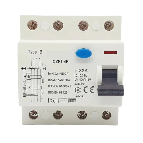 Typ RCCB Fehlerstromschutzschalter AC 4-polig 40A 63A 30mA 100mA 300mA RCD(A Class EM Type S,4P100A1000MA) von KNWHGGKCV