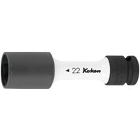Ko-Ken IMPACT-Steckschlüsseleinsatz 6-kant, 1/2 Zoll dünnwandig, mit Kunststoffhülse, Schlüsselweite: 19 mm von Ko-ken