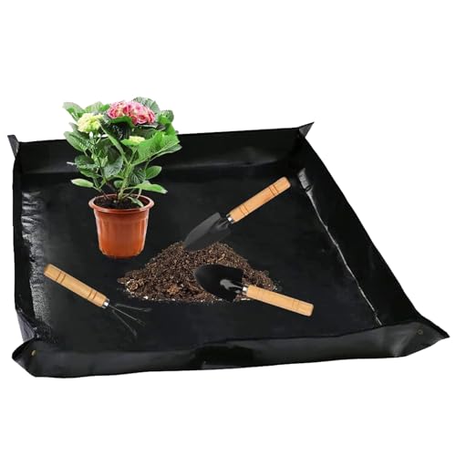 KOAHDE Pflanzen Umtopfmatte,wasserdichte Pflanzen Gartenmatte,wasserdichte Pflanzmatte,Gartenmatte Wasserdicht,Faltbar Pflanzmatte,Umtopfen Pflanzmatte Garten,Pflanzunterlage Gartenarbeitsmatte von KOAHDE