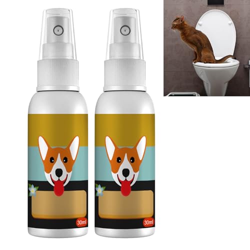 KOAHDE Welpen und Hunden Töpfchentraining,Töpfchen-Trainingsspray für Hunde,Töpfchen-Trainingsspray,Hunde Lockstoff Spray,Potty Training Spray,Hundepipi Spray Training,Hunde-PIPI-Trainer,2PC von KOAHDE