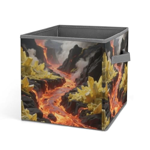 Home Laundry Basket Sulphur Canyon Printed Storage Box Suitable for Home Bathroom Bedroom Clothes Storage Box von KOAYUBFC