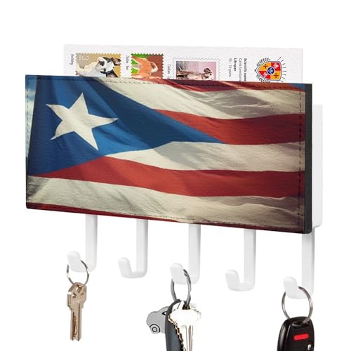 KOAYUBFC Puerto Rico Tapete Flagge Schlüsselhalter Wandhalterung Schlüsselhalter Dekorative Schlüsselhalter an Wand Schlüssel Haken Wände Kleber für Tür Flur Eingang KOAYUBFC Puerto Rico Tapete Flagge Schlüsselhalter Wandhalterung Schlüsselhalter Dekorative Schlüsselhalter an Wand Schlüssel Haken Wände Kleber für Tür Flur Eingang von KOAYUBFC