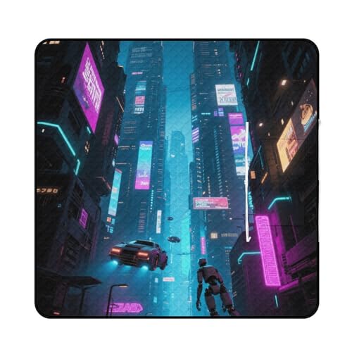 KOAYUBFC Strandmatte Future City bedruckt, tragbar, extra groß, Picknick-Matte, geeignet für Reisen, Wandern, Musikfestivals, Rasen, Strände, Picknicks im Freien KOAYUBFC Strandmatte Future City bedruckt, tragbar, extra groß, Picknick-Matte, geeignet für Reisen, Wandern, Musikfestivals, Rasen, Strände, Picknicks im Freien von KOAYUBFC