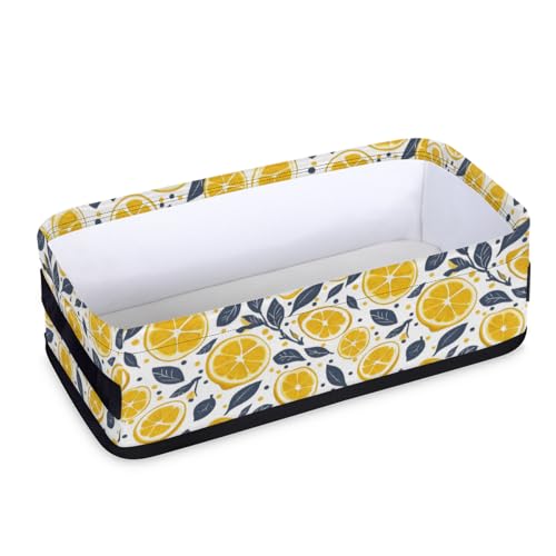 Badezimmer-Aufbewahrungskörbe mit Zitronenblättern, wasserdicht, Badezimmer-Organizer, dekorativer Toilettenpapier-Aufbewahrungskorb für die Organisation für Badezimmer, Wohnzimmer-Dekor Badezimmer-Aufbewahrungskörbe mit Zitronenblättern, wasserdicht, Badezimmer-Organizer, dekorativer Toilettenpapier-Aufbewahrungskorb für die Organisation für Badezimmer, Wohnzimmer-Dekor von KOBLEN