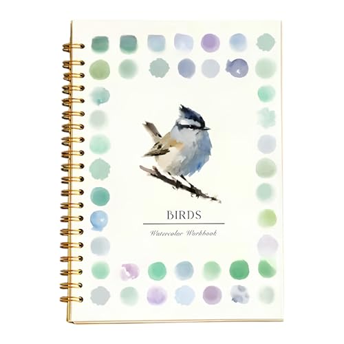 Aquarell Arbeitsbuch Anfänger Aquarell Malset - Einfaches Natur Motiv Malset Aquarells Arbeitsbuch Kunst und Bastelbedarf for Erntedank, Ostern, Weihnachten von KOBONA