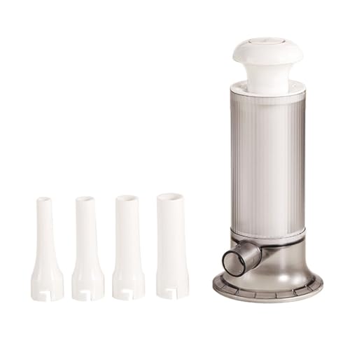 KOBONA Hausgemachte Wurstmaschine Herstellung von Kit Manual Wurst Stuffer Gadget Haushaltsfleischfüller Füllstoff mit 4 verschiedenen Zoll -Füllrohre von KOBONA