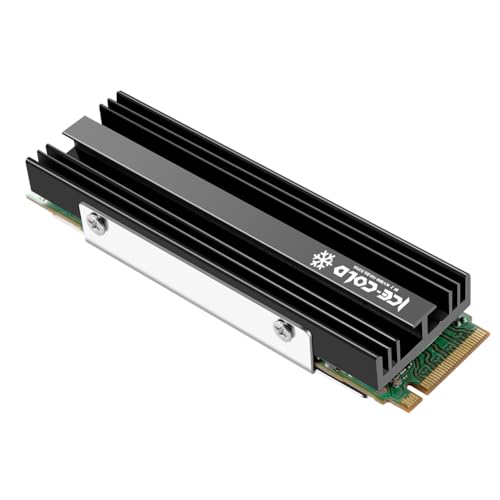 KOBONA M.2 NVME 2280 SSD Kühlkörper mit Silikon Wärmeleitpad Solid State Disk Drive Kühler Kühler aus Aluminiumlegierung for Desktop PC PS5 Kühlkörper KOBONA M.2 NVME 2280 SSD Kühlkörper mit Silikon Wärmeleitpad Solid State Disk Drive Kühler Kühler aus Aluminiumlegierung for Desktop PC PS5 Kühlkörper von KOBONA
