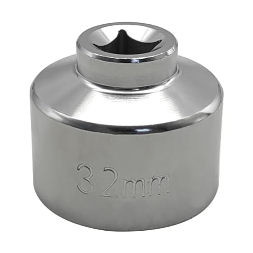 KOCAN 32-Mm-Ölfiltersockel,32-mm-Ölfilter-Steckschlüssel, Flacher Ölfilterschlüssel, Ersatz für VW, GM, Audi, Polaris, Ecotec, TDI KOCAN 32-Mm-Ölfiltersockel,32-mm-Ölfilter-Steckschlüssel, Flacher Ölfilterschlüssel, Ersatz für VW, GM, Audi, Polaris, Ecotec, TDI von KOCAN