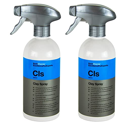 Koch Chemie 2X CLS Clay Spray Gleitspray für Reinigungsknete siliconölfrei 500ml von KOCHCHEMIE