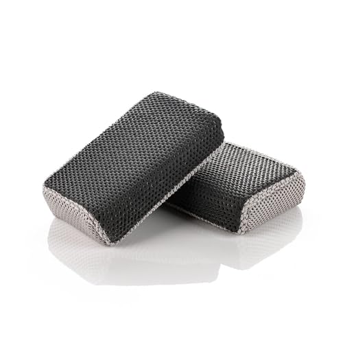 Koch-Chemie Tonschrubber – Schnelle und effektive Entfernung von Lackverschmutzungen, Insekten und mehr – Tonstange mit extra Scheuerkraft Schwarz/Eisgrau – 2er-Pack, 999640 von KOCHCHEMIE