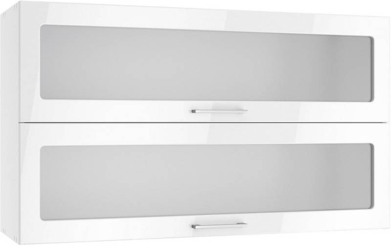 KOCHSTATION Klapphängeschrank KS-Milan Klapphängeschrank 100 cm, matte oder hochglänzende Fronten von KOCHSTATION