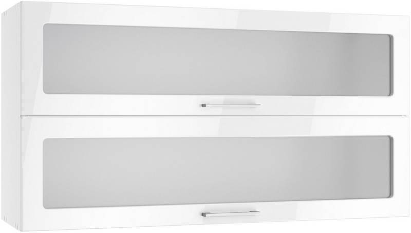 KOCHSTATION Klapphängeschrank KS-Milan Klapphängeschrank 110 cm, matte oder hochglänzende Fronten von KOCHSTATION