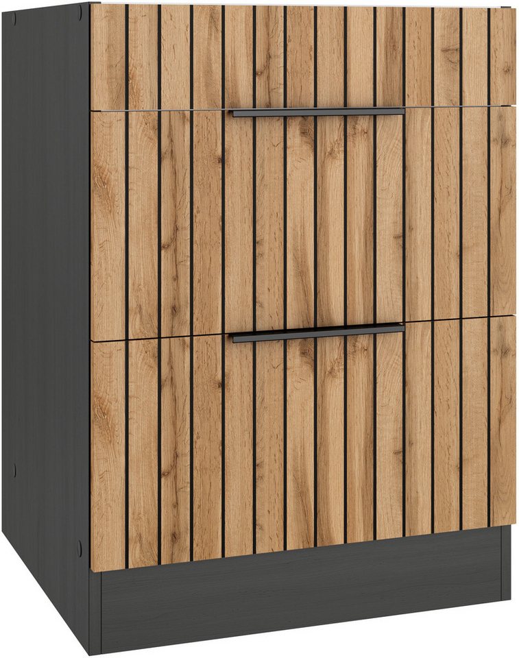 KOCHSTATION Kochfeldumbauschrank KS-Lagos Breite 60 cm, mit 2 Auszügen KOCHSTATION Kochfeldumbauschrank KS-Lagos Breite 60 cm, mit 2 Auszügen von KOCHSTATION