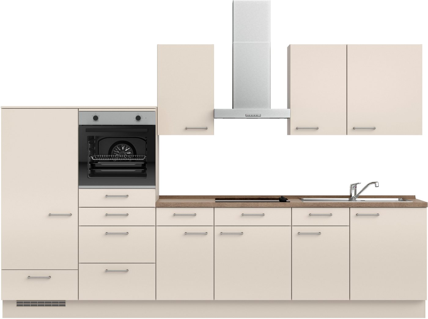 KOCHSTATION Küchenzeile "KS-Abera", vormontiert, Ausrichtung wählbar, Breite 330 cm, ohne E-Geräte KOCHSTATION Küchenzeile "KS-Abera", vormontiert, Ausrichtung wählbar, Breite 330 cm, ohne E-Geräte von KOCHSTATION