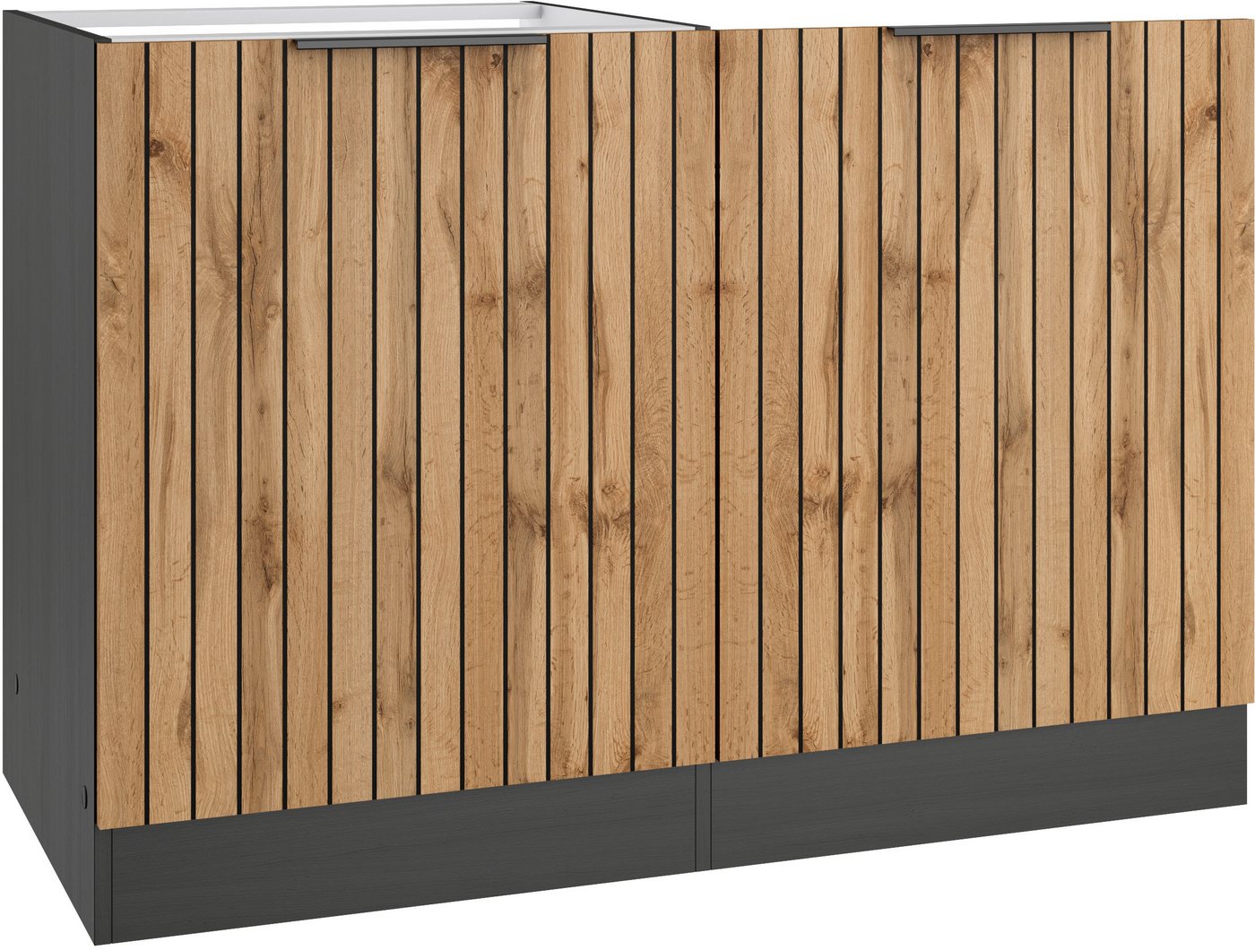 KOCHSTATION Spülenschrank KS-Lagos, geeignet für vollintegrierte Geschirrspüler Breite 120 cm, wahlweise mit Spülbecken in edelstahl oder schwarz KOCHSTATION Spülenschrank KS-Lagos, geeignet für vollintegrierte Geschirrspüler Breite 120 cm, wahlweise mit Spülbecken in edelstahl oder schwarz von KOCHSTATION