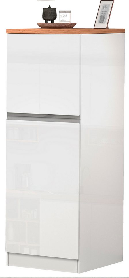 KOCHSTATION Vorratsschrank KS-Sole,Hauswirtschaftsschrank,Stauschrank,Küchenschrank Breite/Höhe 60/165 cm, 5 Fächer von KOCHSTATION
