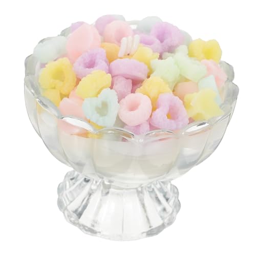 KOCKSHION 1 Satz Kerzenbecher Eisbecher Duftkerzen für zu Hause duftend geformt Creme soy wax goldhochzeit verkleidung Party-Aromatherapie-Kerze kreative Aromatherapie-Kerze Glas Colorful von KOCKSHION