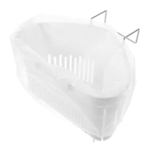 KOCKSHION 1 Satz Korbfiltertasche Abtropfen Lassen Filterkorb Für Waschbecken Sink Sieb Korb Küchenspüle Sieb Korb Für Küchenspüle Spüle Filterkorb Spülfilter Weiß Plastik von KOCKSHION