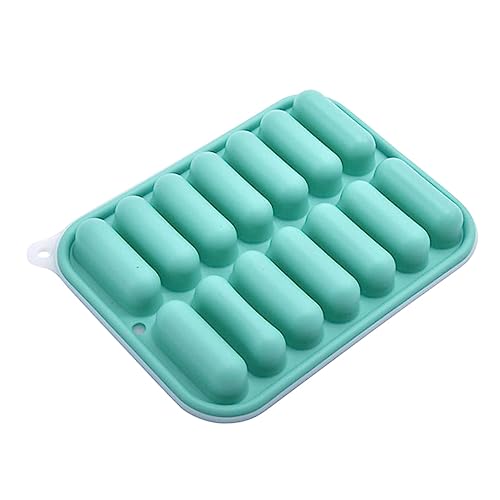 KOCKSHION 1 Stück Silikonform für Backen und Eiswürfelherstellung Grünes Freies Silikon mit Deckel Hochtemperaturbeständig Stapelbar für DIY Eiswürfel und KOCKSHION 1 Stück Silikonform für Backen und Eiswürfelherstellung Grünes Freies Silikon mit Deckel Hochtemperaturbeständig Stapelbar für DIY Eiswürfel und von KOCKSHION
