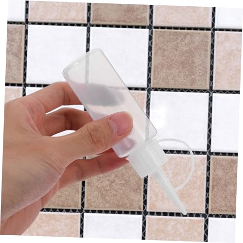 KOCKSHION 10 Stück Klare Ldpe Quetschflaschen mit Präzisions Applikatorspitze Kunststoff Squeeze Flaschen mit Weißem Verschluss für Kleber Bastelprojekte und Präzises Dosieren bei DIY KOCKSHION 10 Stück Klare Ldpe Quetschflaschen mit Präzisions Applikatorspitze Kunststoff Squeeze Flaschen mit Weißem Verschluss für Kleber Bastelprojekte und Präzises Dosieren bei DIY von KOCKSHION