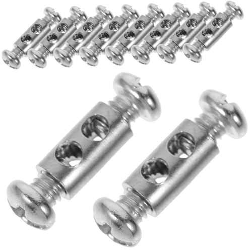 KOCKSHION 10 Stück Teiliges Edelstahl Doppelseitige Kabelbefestigung Drahtseilklemme für Beleuchtung und Werbetafeln Schnelle Montage und Langlebige Stabilität von KOCKSHION