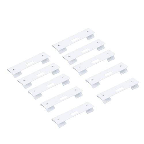 KOCKSHION 10 Stück Teiliges Set Vertikale Jalousien Reparaturclips Metall Halterungen für Fensterrollos Installieren und Langlebig zur Verlängerung der von Jalousien von KOCKSHION