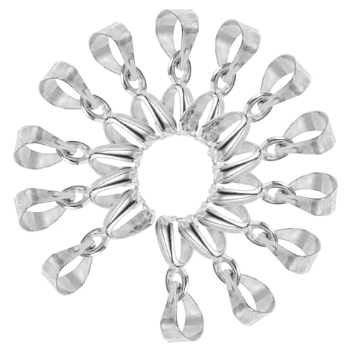 KOCKSHION 100 Stück Schmuckanhänger Verbinder Kettenverbinder Quetschverschluss für DIY Schmuckherstellung Langlebig Einfach zu Montieren für Armbänder und Halsketten KOCKSHION 100 Stück Schmuckanhänger Verbinder Kettenverbinder Quetschverschluss für DIY Schmuckherstellung Langlebig Einfach zu Montieren für Armbänder und Halsketten von KOCKSHION