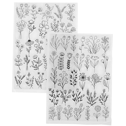 KOCKSHION 2 Blätter Wasserlöslicher Stickstabilisator Für Selbstgemacht Stickmuster Auswaschbar Und Selbstklebend Handstickmuster Für Kreative Nähprojekte Für Stoffe Und KOCKSHION 2 Blätter Wasserlöslicher Stickstabilisator Für Selbstgemacht Stickmuster Auswaschbar Und Selbstklebend Handstickmuster Für Kreative Nähprojekte Für Stoffe Und von KOCKSHION