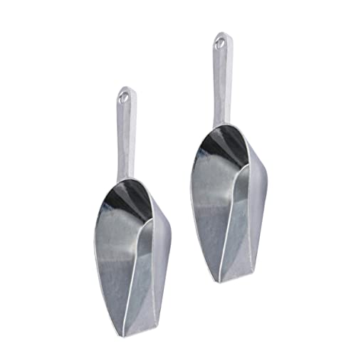KOCKSHION 2 STÜCK Aluminiumlegierung Eisportionierer mit Quadratischem Mund für Bar und Supermarkt Robuste Eis Schaufel für Getränke KOCKSHION 2 STÜCK Aluminiumlegierung Eisportionierer mit Quadratischem Mund für Bar und Supermarkt Robuste Eis Schaufel für Getränke von KOCKSHION