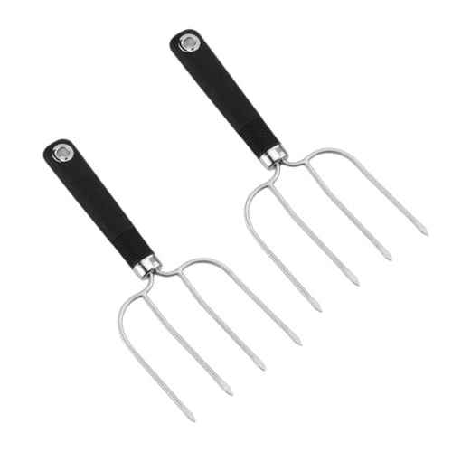 KOCKSHION 2 STÜCK Fleischgabel Robuste Grillgabel für Brathähnchen und Truthahn zum und Tranchieren von mit Praktischem Griff und Stabiler Bauweise KOCKSHION 2 STÜCK Fleischgabel Robuste Grillgabel für Brathähnchen und Truthahn zum und Tranchieren von mit Praktischem Griff und Stabiler Bauweise von KOCKSHION