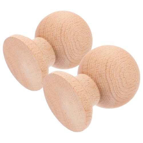 KOCKSHION 2 Stück Dekorative Finierten für Möbel Unbehandelte Holzball Endkappen für Bettpfosten Vorhangstangen und Bastelprojekte KOCKSHION 2 Stück Dekorative Finierten für Möbel Unbehandelte Holzball Endkappen für Bettpfosten Vorhangstangen und Bastelprojekte von KOCKSHION