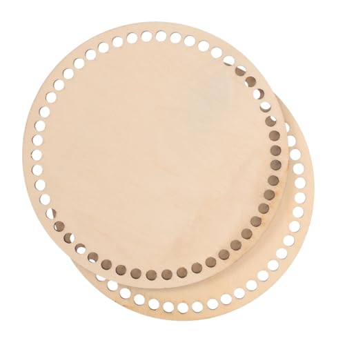 KOCKSHION 2 Stück Holz Korbboden zum Häkeln Teiliges DIY Stabile Holzbasis für Handtaschen und Crossbody Taschen Bastelmaterial Naturfarben Robust Langlebig KOCKSHION 2 Stück Holz Korbboden zum Häkeln Teiliges DIY Stabile Holzbasis für Handtaschen und Crossbody Taschen Bastelmaterial Naturfarben Robust Langlebig von KOCKSHION