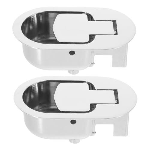 KOCKSHION 2 Stück Metall Zuggriffe für Liegestühle Verstellbare Ersatzteile für Sessel Sofa und Relaxsessel Langlebige und Ergonomische Konstruktion Silber KOCKSHION 2 Stück Metall Zuggriffe für Liegestühle Verstellbare Ersatzteile für Sessel Sofa und Relaxsessel Langlebige und Ergonomische Konstruktion Silber von KOCKSHION